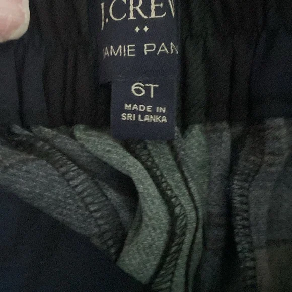 J. Crew Jamie Pant Black-watch Plaid 6T - Picture 2 of 4